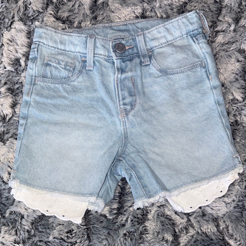 Old Navy Denim Shorts with Lace Detail